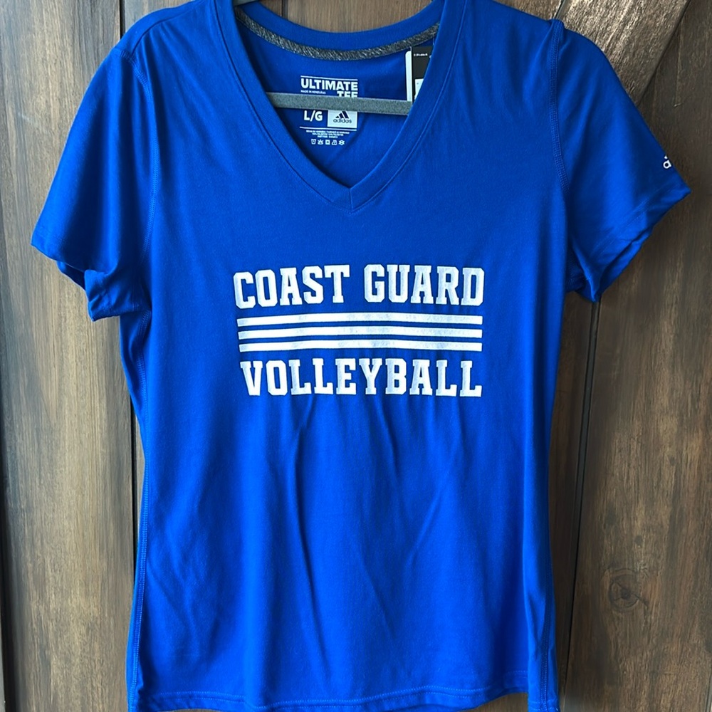 NWT Coast Guard Volleyball Tee Large